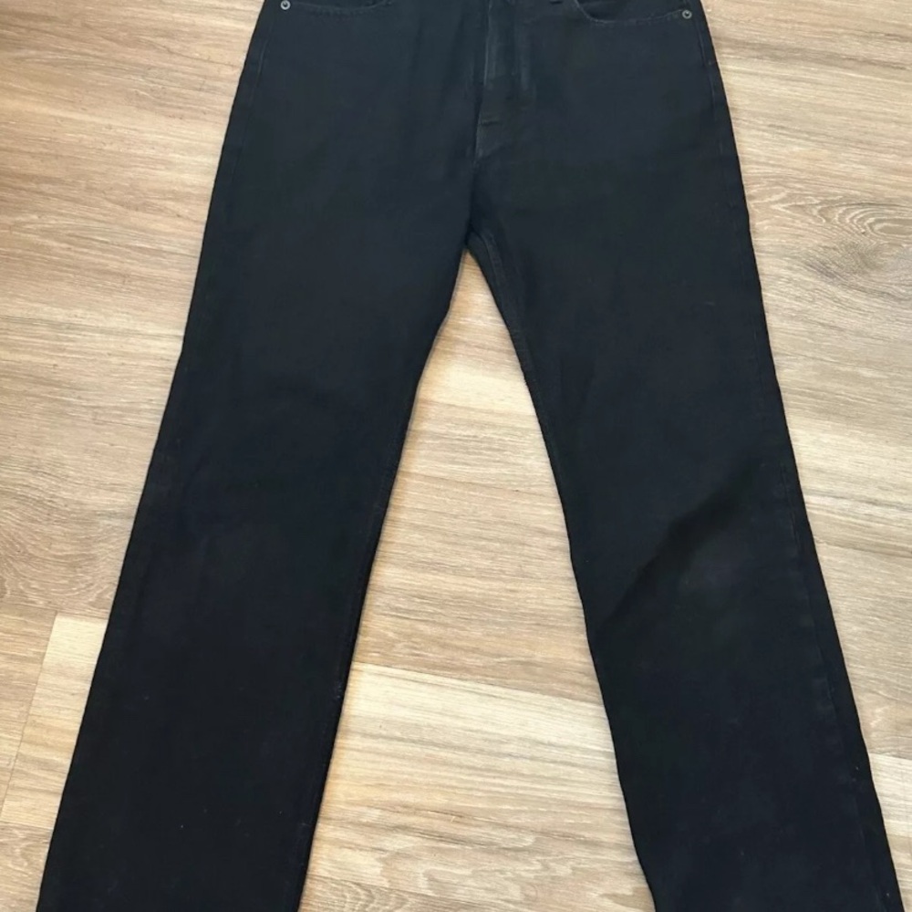 Balenciaga Mens Straight-Leg Jeans (Black) NWT
